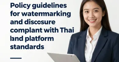 วิธีวางนโยบาย Watermarking และ Disclosure ให้สอดคล้องกับกฎหมายไทยและแนวทางแพลตฟอร์ม