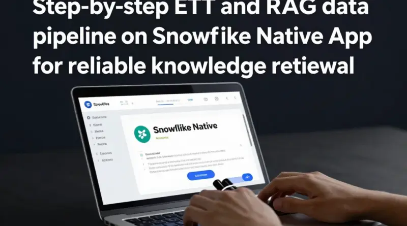สร้าง Data Pipeline ETL + RAG บน Snowflake Native App อย่างเป็นขั้นตอนเพื่อระบบค้นคืนความรู้ที่เชื่อถือได้