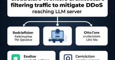 ออกแบบสถาปัตยกรรม Cloudflare Workers เพื่อกรองทราฟฟิกและลดความเสี่ยง DDoS ก่อนถึงเซิร์ฟเวอร์ LLM