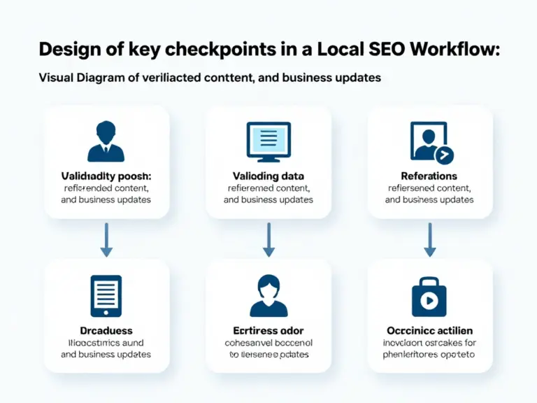 แนวทางการออกแบบจุดตรวจสำคัญในเวิร์กโฟลว์ Local SEO: ตรวจความถูกต้องของข้อมูลสถานที่ คอนเทนต์ที่อ้างอิง และการอัปเดตข้อมูลธุรกิจ