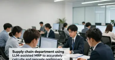 แผนกซัพพลายเชน: ใช้ LLM-assisted MRP คำนวณความต้องการและจัดคำสั่งซื้อเบื้องต้นอย่างแม่นยำในองค์กรไทย