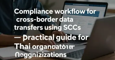 แนวทาง Compliance เมื่อส่งข้อมูลข้ามแดนด้วย SCCs (Standard Contractual Clauses): คู่มือการปฏิบัติสำหรับองค์กรในไทย