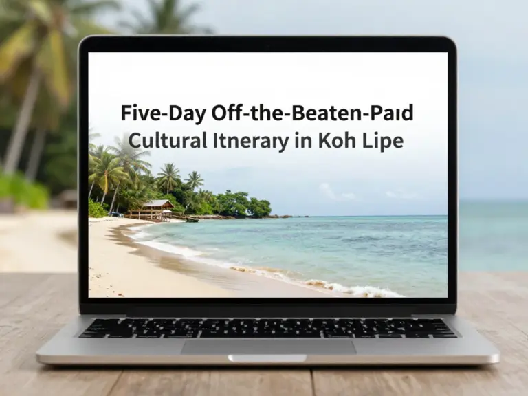 A 5-Day Cultural Itinerary in Koh Lipe Away from the Crowds