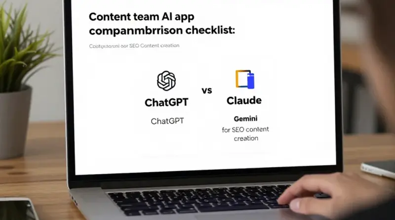 Checklist เลือกแอป ChatGPT vs Claude vs Gemini สำหรับทีมคอนเทนต์: ตัวไหนเหมาะกับงานคอนเทนต์ SEO มากที่สุด
