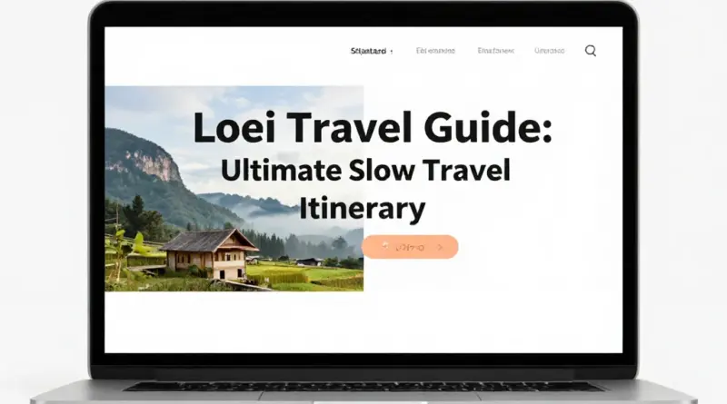 Loei Travel Guide: The Ultimate Slow Travel Itinerary