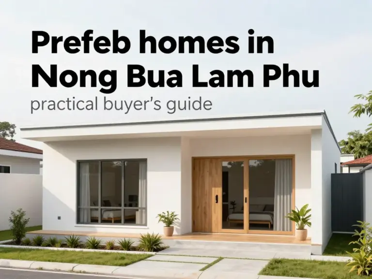 Prefab Homes in Nong Bua Lam Phu: A Practical Guide for Buyers