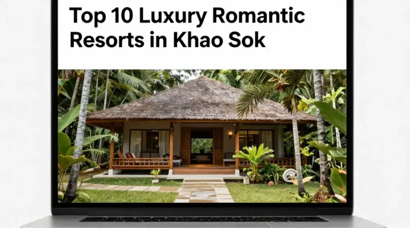 Top 10 Luxury Resorts in Khao Sok for a Romantic Getaway