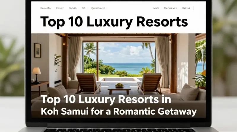 Top 10 Luxury Resorts in Koh Samui for a Romantic Getaway
