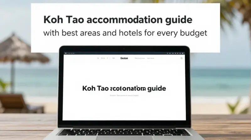 Where to Stay in Koh Tao: Best Areas and Hotels for Every Budget