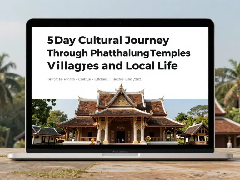 A 5-Day Cultural Itinerary in Phatthalung: Temples, Villages, and Local Life