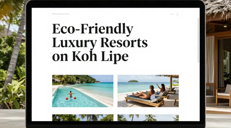 Best Eco-Friendly Resorts in Koh Lipe: A Conscious Traveler’s Guide