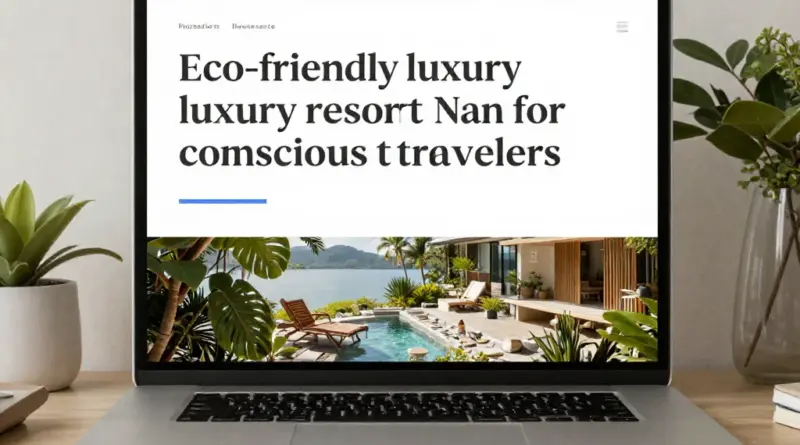Best Eco-Friendly Resorts in Nan for Conscious Travelers