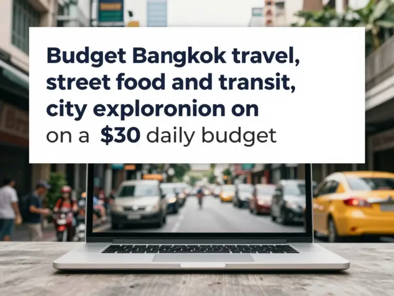 Budget Travel in Bangkok: How to Explore the City for Under  a Day