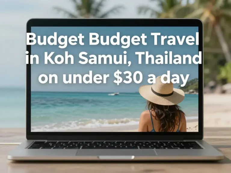 Budget Travel in Koh Samui: How to Explore the Island for Under  a Day