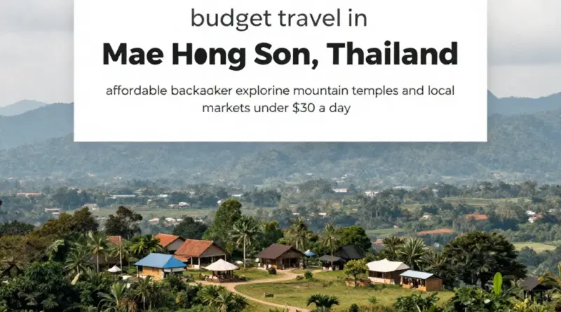 Budget Travel in Mae Hong Son: How to Explore for Under  a Day
