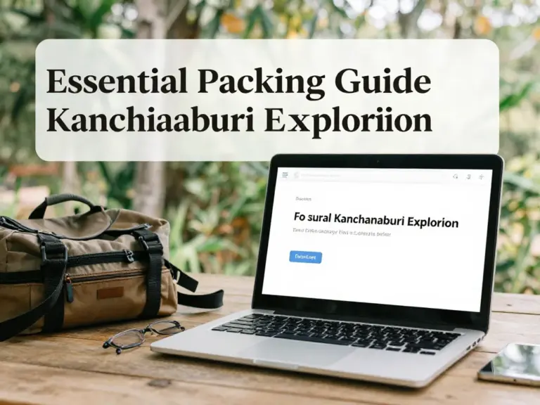 Essential Packing Guide for Exploring Rural Kanchanaburi