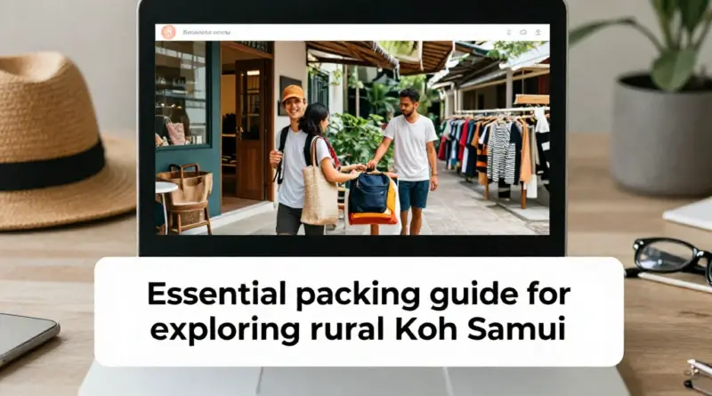 Essential Packing Guide for Exploring Rural Koh Samui