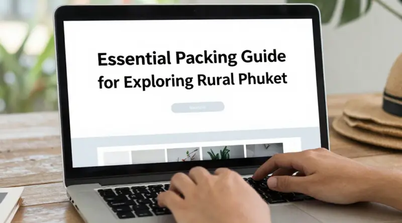 Essential Packing Guide for Exploring Rural Phuket