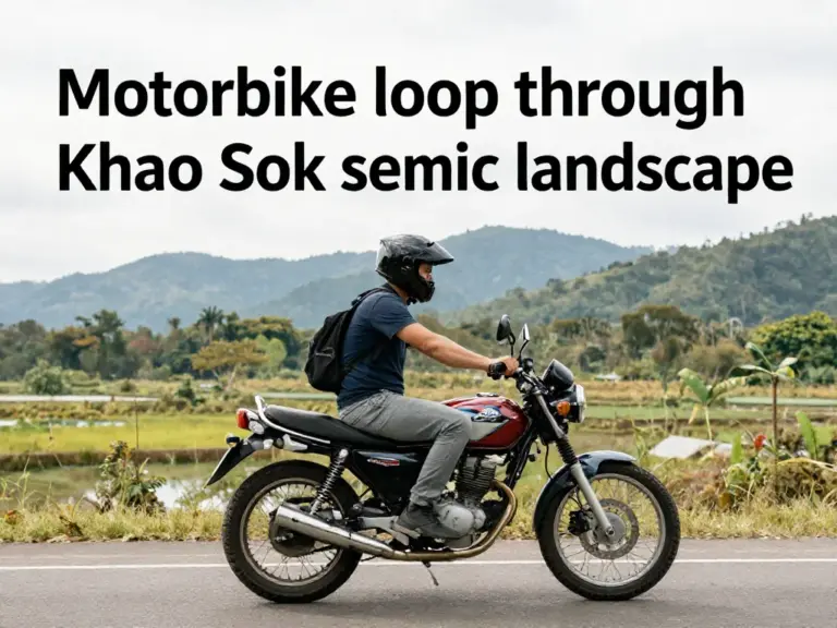 Motorbike Loop in Khao Sok: A Complete Scenic Riding Guide
