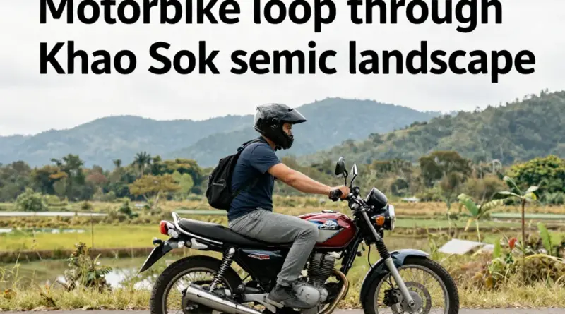 Motorbike Loop in Khao Sok: A Complete Scenic Riding Guide