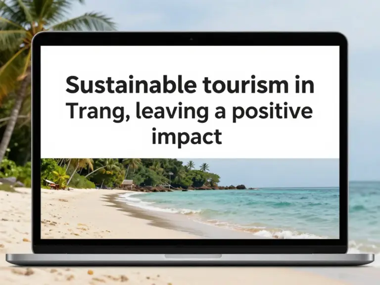 Sustainable Tourism in Trang: How to Leave a Positive Impact