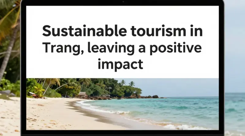 Sustainable Tourism in Trang: How to Leave a Positive Impact