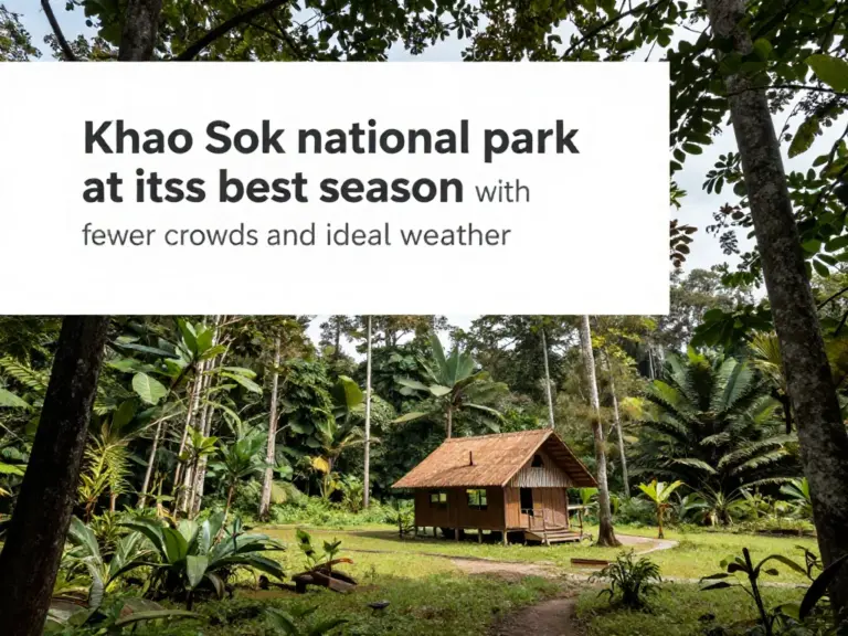 The Best Time to Visit Khao Sok for Fewer Crowds and Better Weather