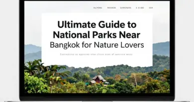 Ultimate Guide to National Parks Near Bangkok for Nature Lovers