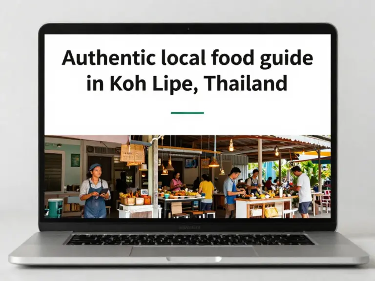 Where to Eat Authentic Local Food in Koh Lipe: A Complete Guide